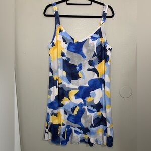 Nic+Zoe colorful spaghetti strapped Women's Dress size Large